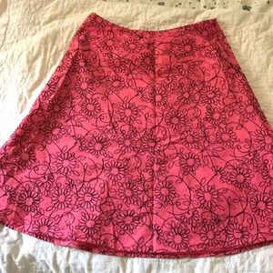 Autograph pink floral skirt. Size6